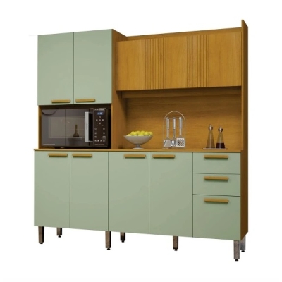 KITAO JEAN CINAMOMO/VERDE MENTA