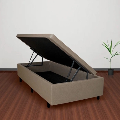 COLCHAO 88X48 BAU PLUS LINHO BEGE