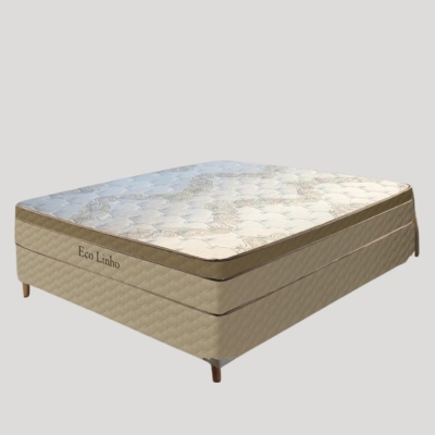 COLCHAO 138X32 ECO LINHO UNI. EUR.PIL. BEGE