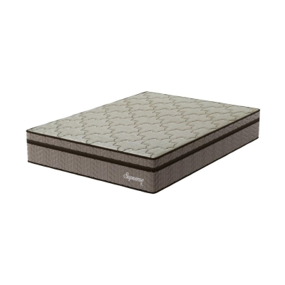 COLCHAO 138X188X28 SUPREME MOLA ENSACADA JACQUARD PRETO